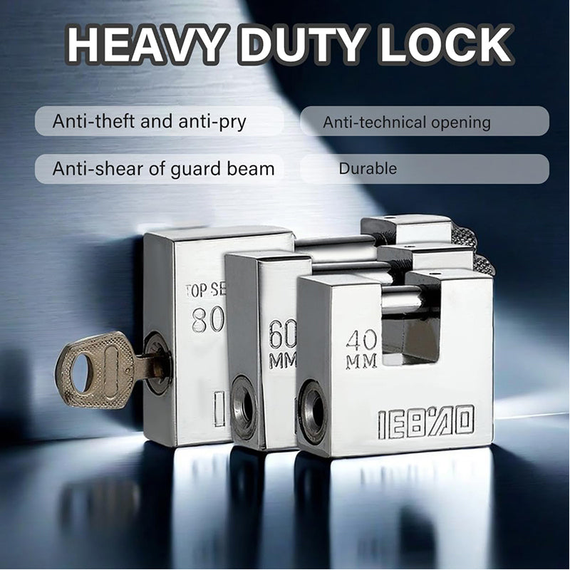 High-Security Shackle Lock for Garages and Motorcycles