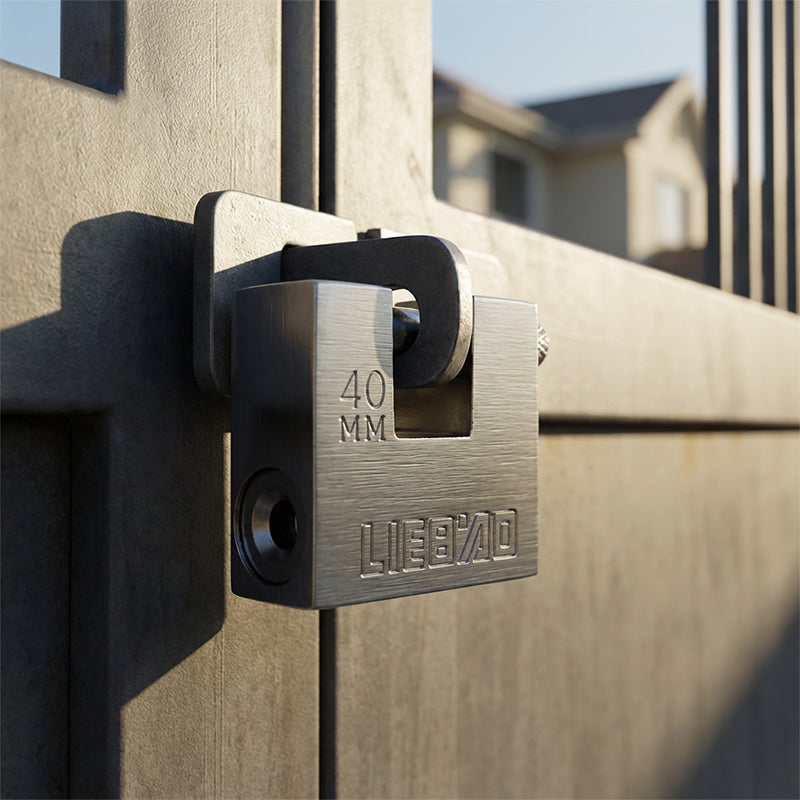 High-Security Shackle Lock for Garages and Motorcycles