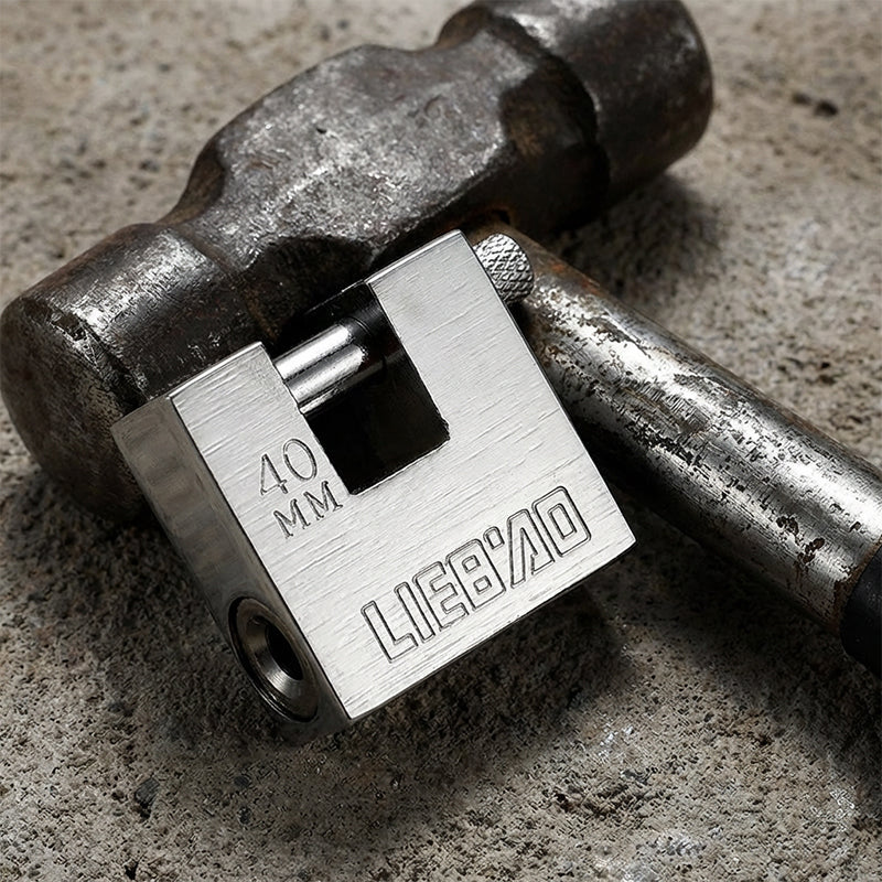High-Security Shackle Lock for Garages and Motorcycles