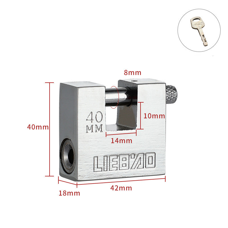 High-Security Shackle Lock for Garages and Motorcycles