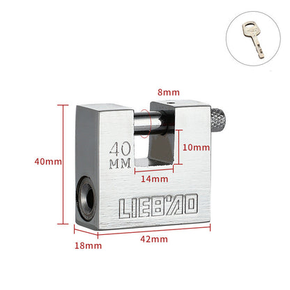 High-Security Shackle Lock for Garages and Motorcycles