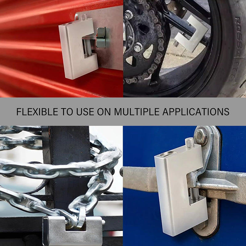 High-Security Shackle Lock for Garages and Motorcycles