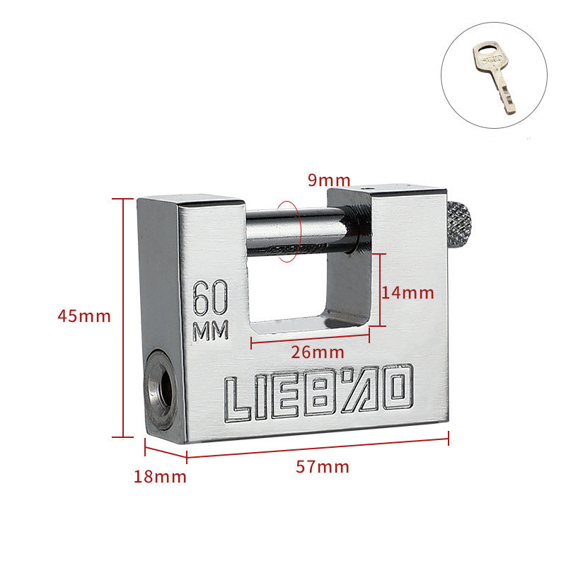 High-Security Shackle Lock for Garages and Motorcycles