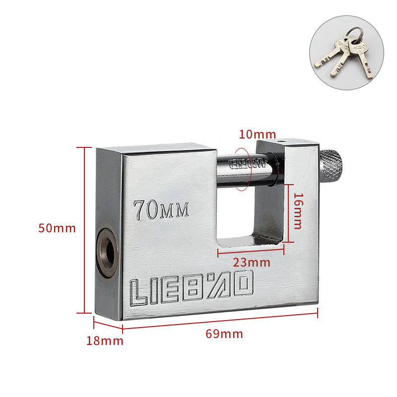 High-Security Shackle Lock for Garages and Motorcycles