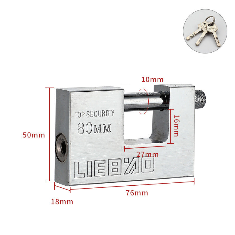 High-Security Shackle Lock for Garages and Motorcycles