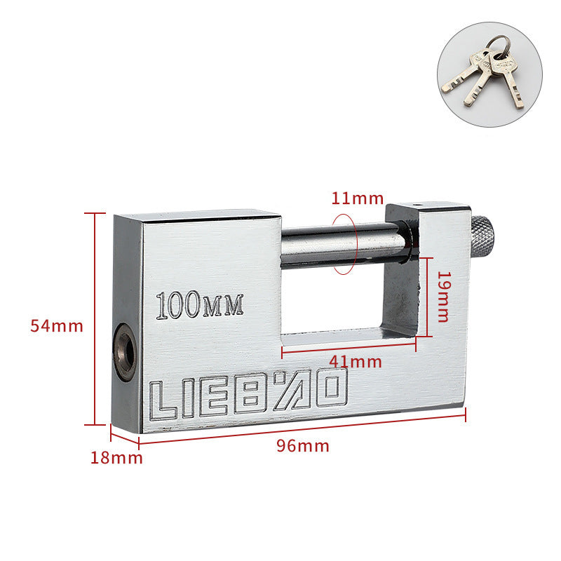 High-Security Shackle Lock for Garages and Motorcycles