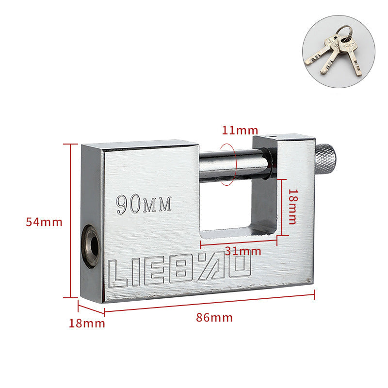 High-Security Shackle Lock for Garages and Motorcycles