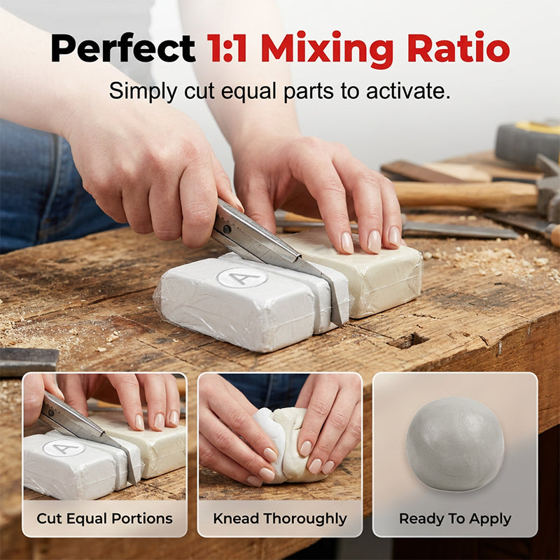 AB Epoxy Putty Stone Model Repair Clay 200g