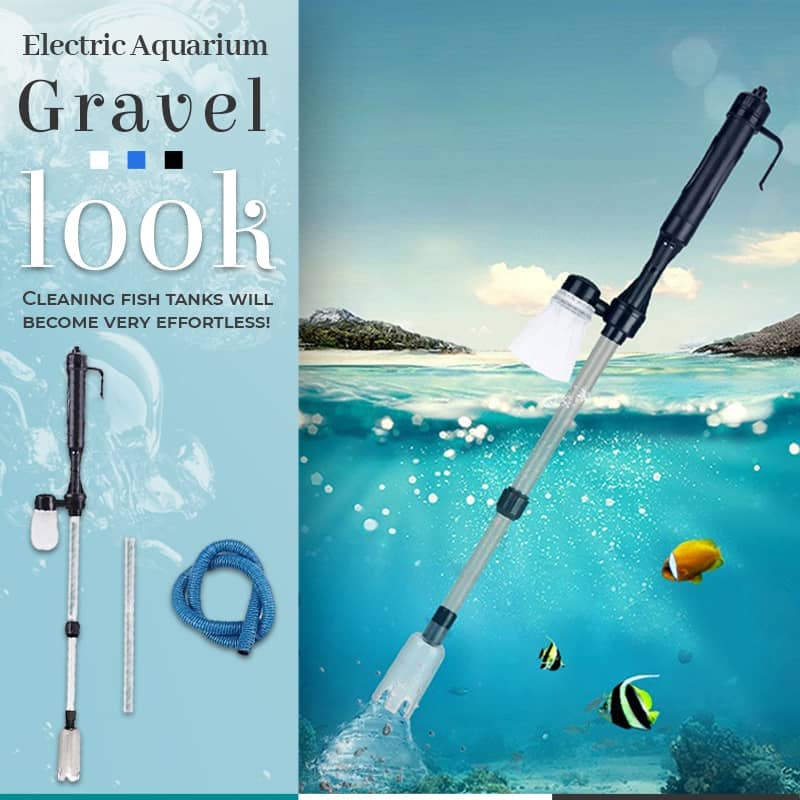 Rechargeable Electric Aquarium Gravel Cleaner for Fish Tanks