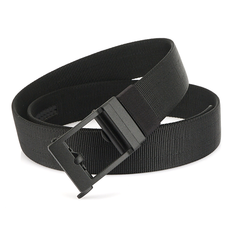 Men's Heavy-Duty Webbing Belt with Automatic Buckle