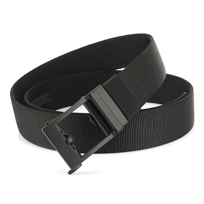 Men's Heavy-Duty Webbing Belt with Automatic Buckle