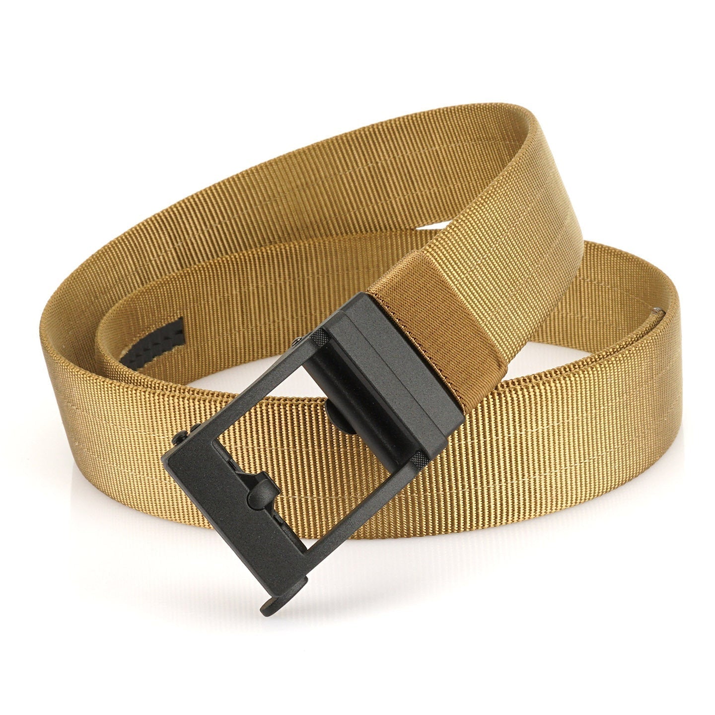 Men's Heavy-Duty Webbing Belt with Automatic Buckle