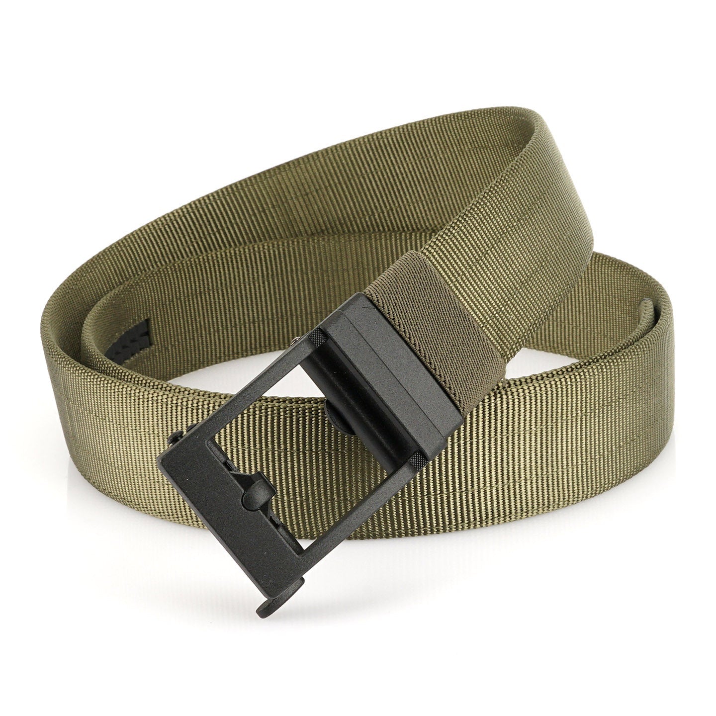 Men's Heavy-Duty Webbing Belt with Automatic Buckle