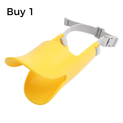 Cute Duck Bill Silicone Dog Muzzle