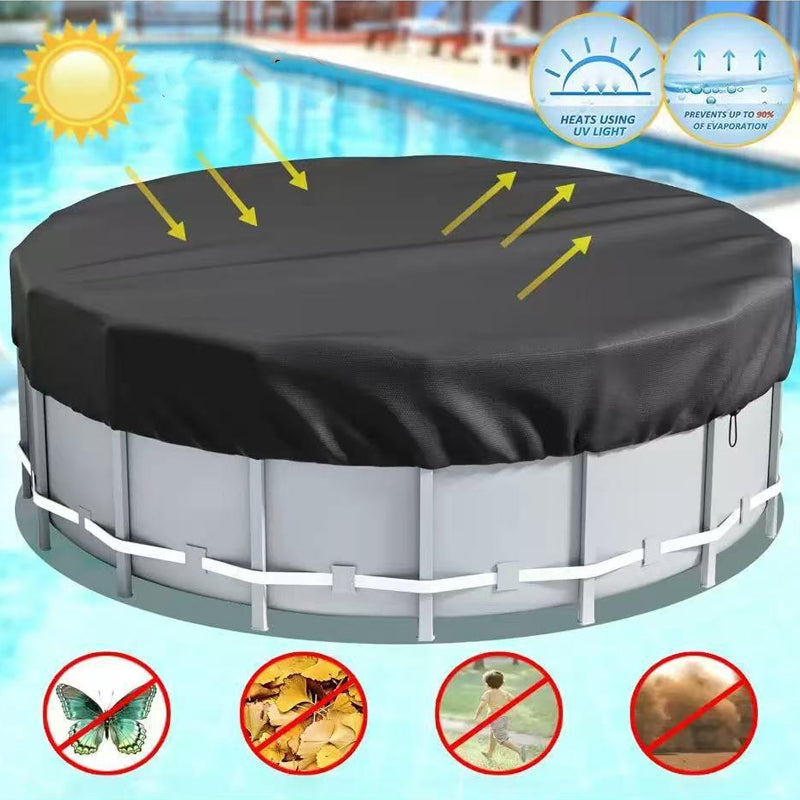 210D Oxford Round Pool Cover with Ratchet System
