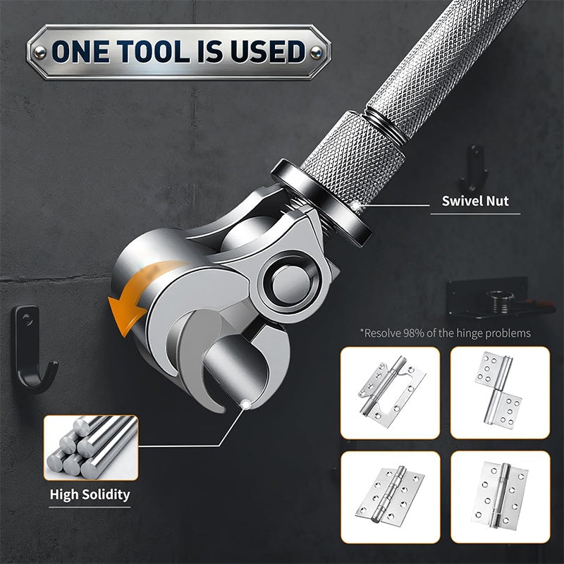 Universal Adjustable Door Hinge Wrench Stainless Steel