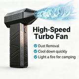 High-Speed Handheld Turbine Fan with Brushless Motor