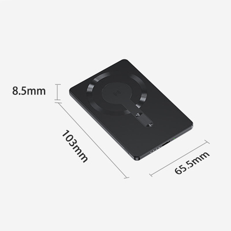 Ultra-Thin Magnetic Power Bank with 5000mAh Capacity
