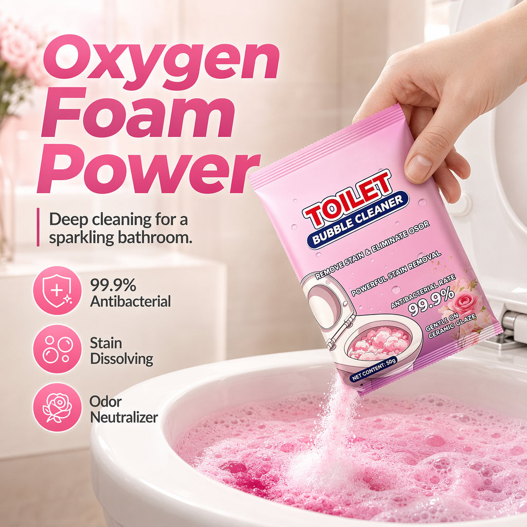 Oxygen Foam Toilet Cleaning Powder