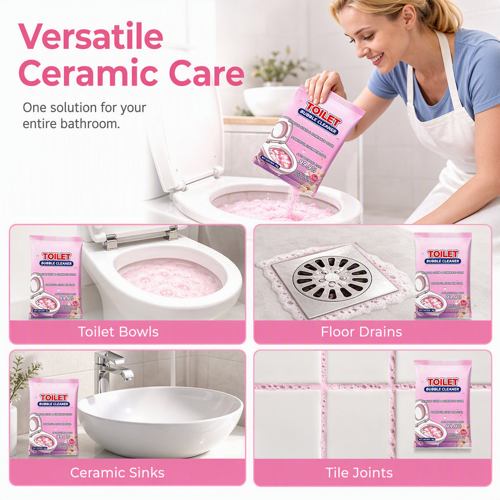 Oxygen Foam Toilet Cleaning Powder