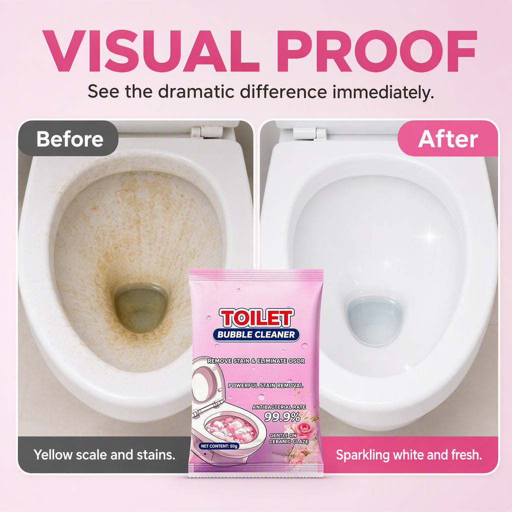 Oxygen Foam Toilet Cleaning Powder
