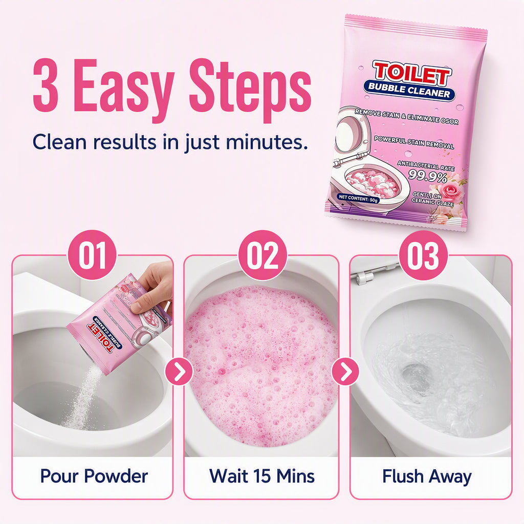 Oxygen Foam Toilet Cleaning Powder