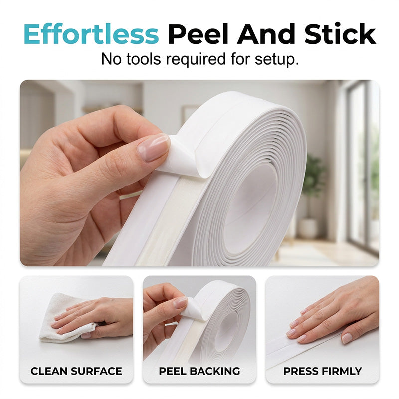 Waterproof PVC Sealing Tape for Kitchen and Bathroom