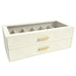 2-Tier Sunglasses Organizer Box with Transparent Glass Top