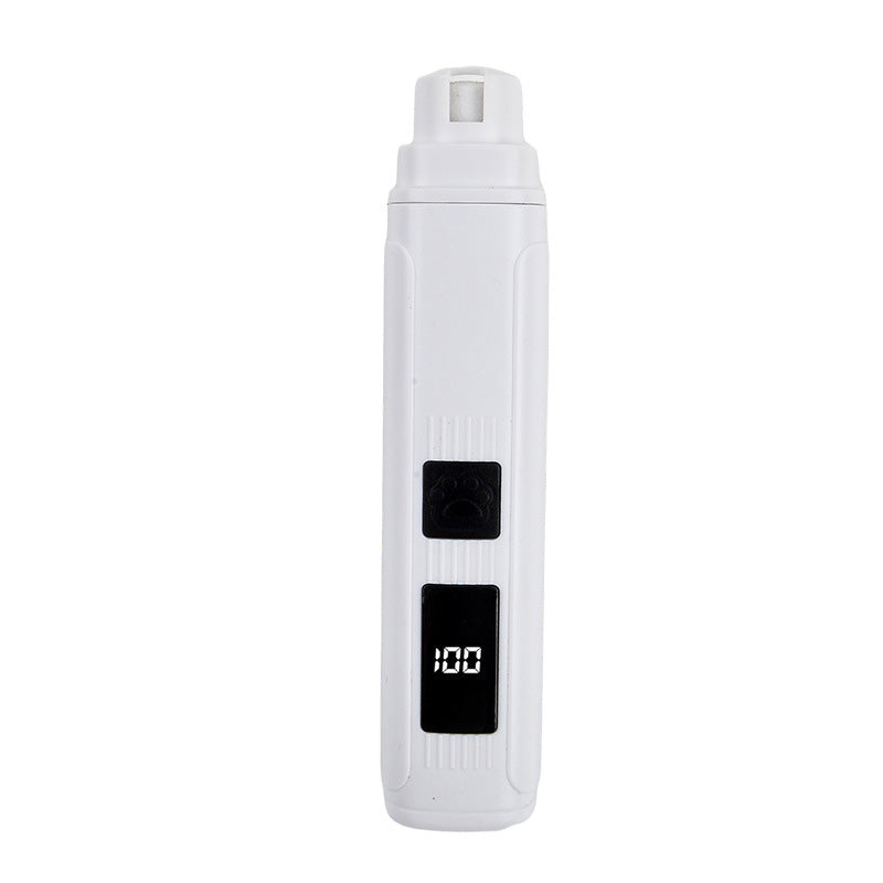 Smart Digital Pet Nail Grinder with LED Indicator