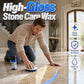 High-Gloss Stone Care Wax with Sponge