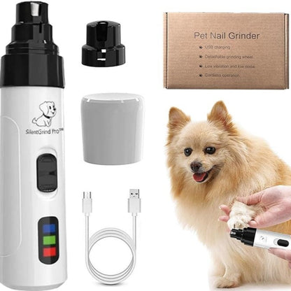Pet Nail Grinder Set with 2-Speed Silent Operation