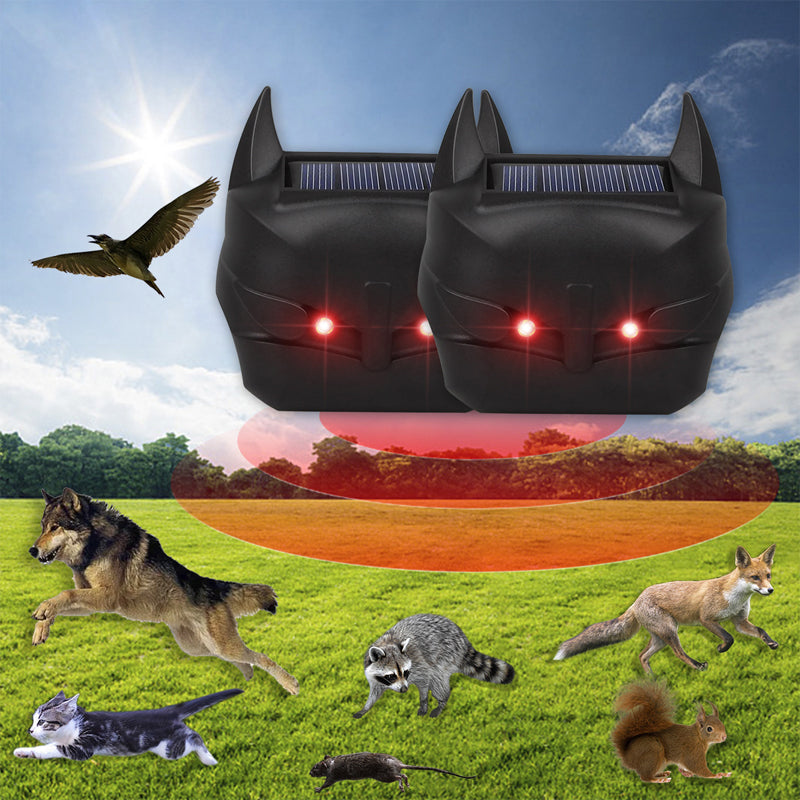 Solar Powered Animal Repeller with Smart Light Sensor