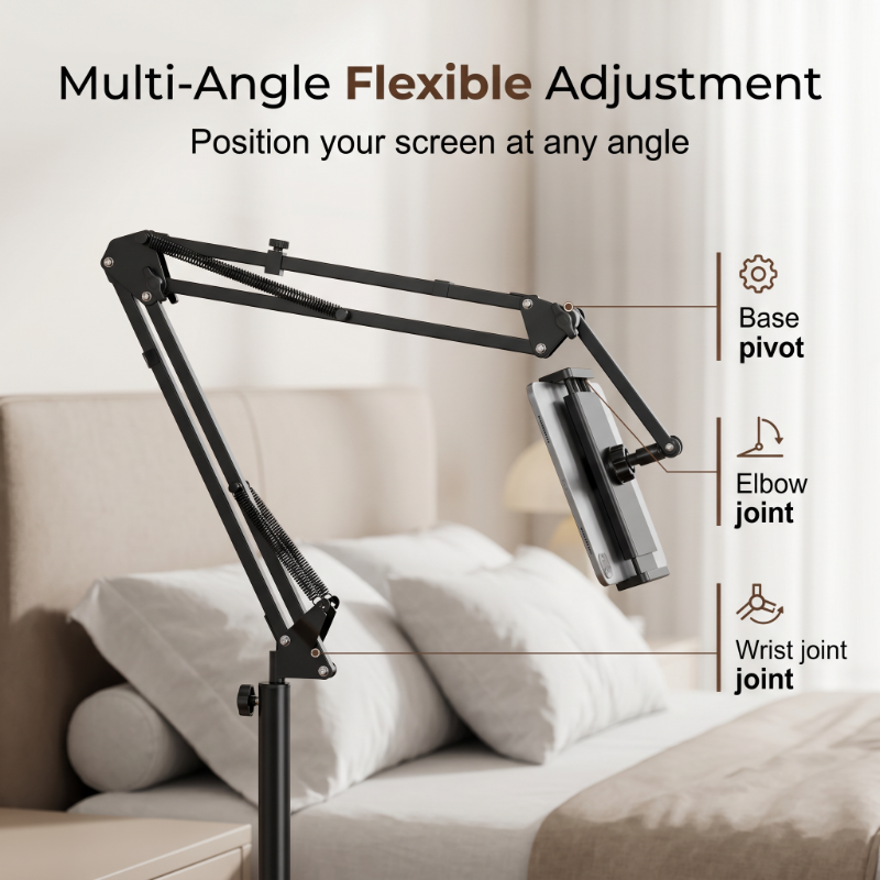 Magnetic Tablet Stand with Hidden Mattress Base