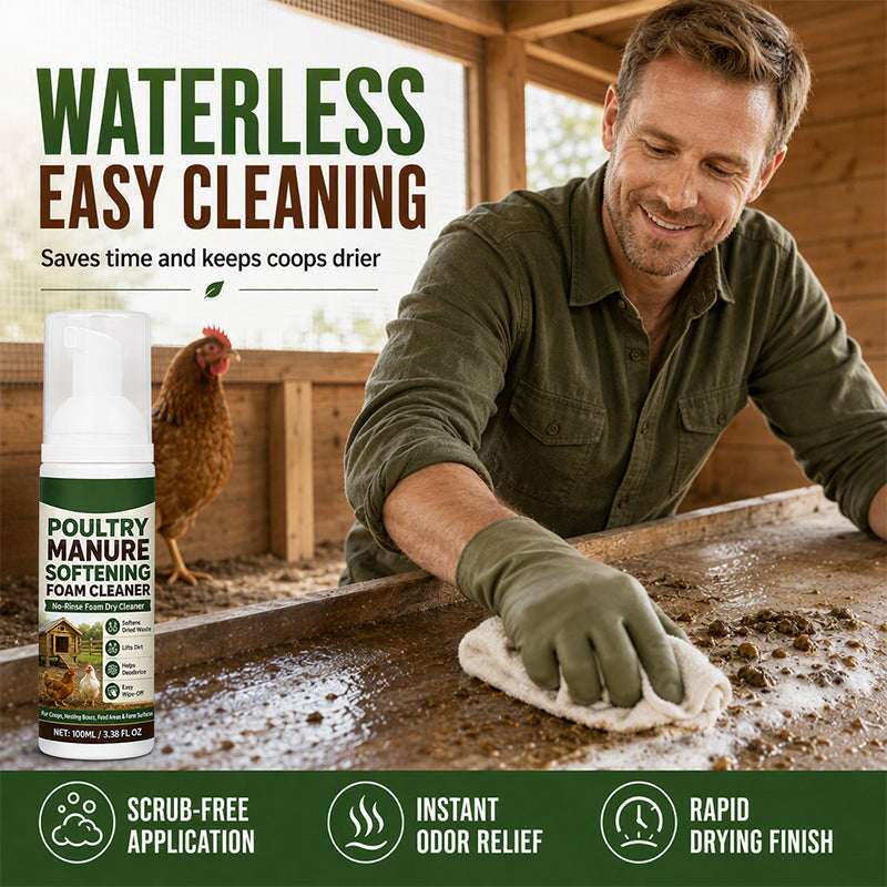 Foam Cleaner for Chicken Coops