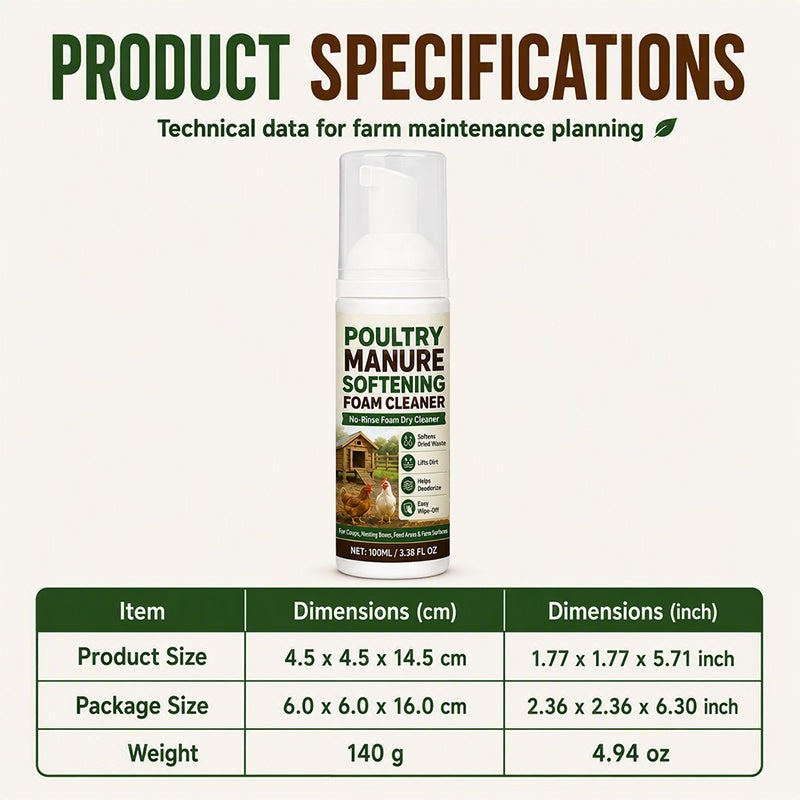 Foam Cleaner for Chicken Coops