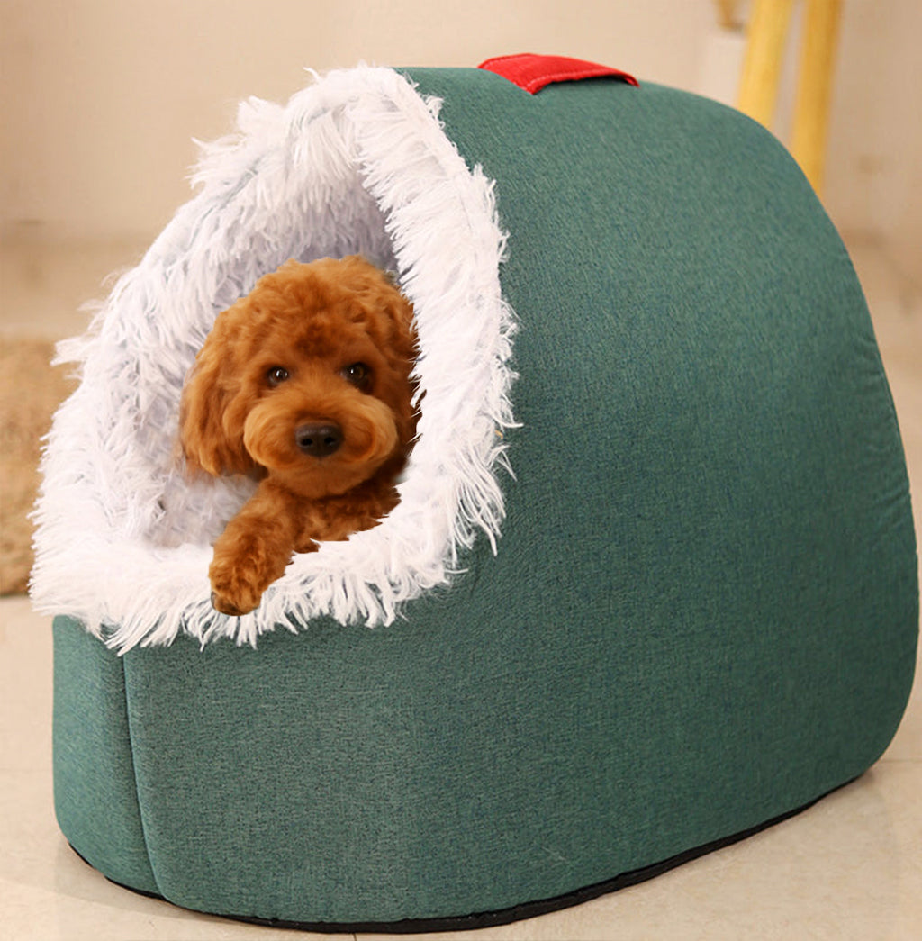 Cozy Warm Cave Bed for Pets