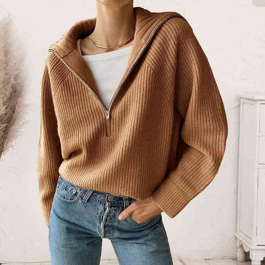 Ida 3/4 Zip Sweater