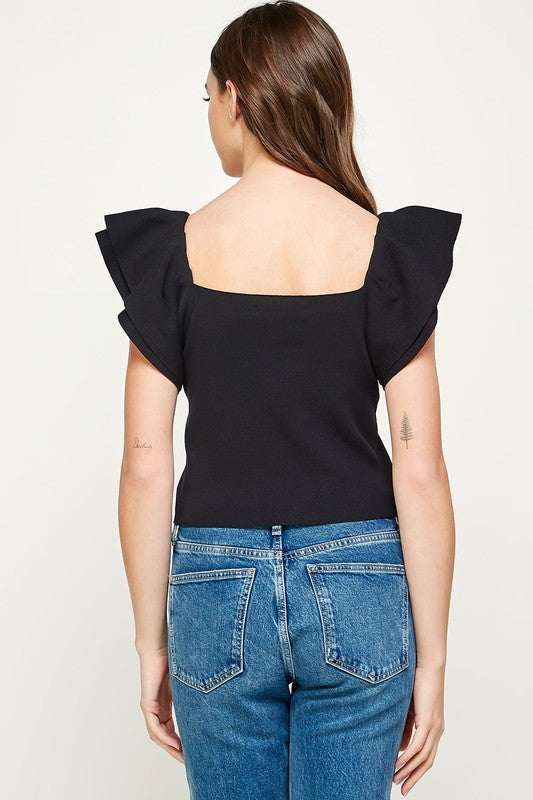 Fiona Ruffle Tee