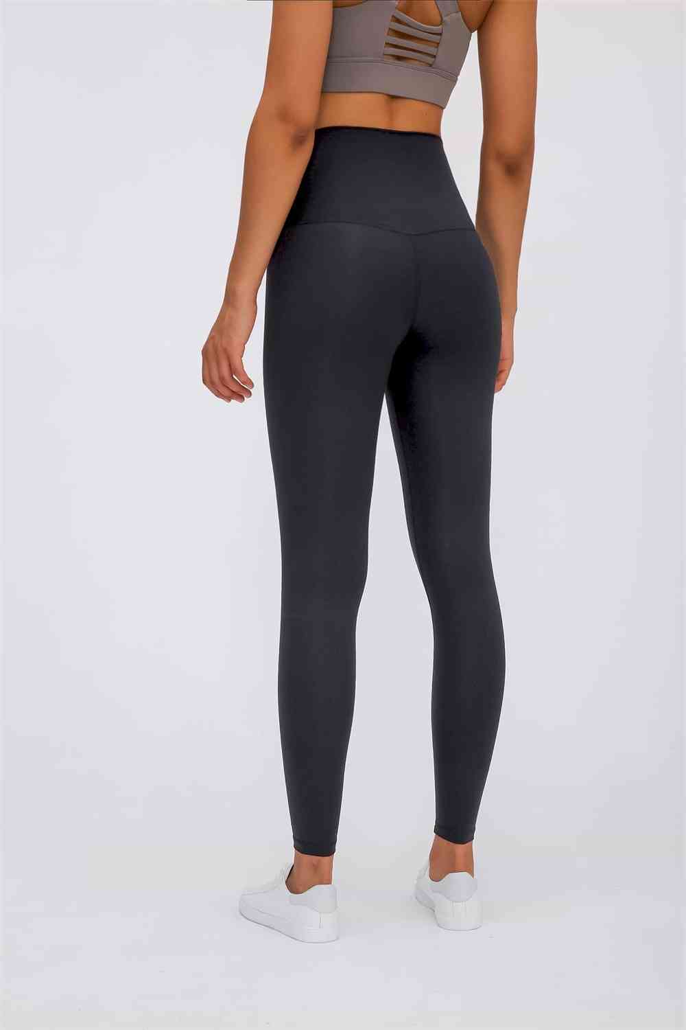 Lumana Leakproof Yoga Pant Leggings, 22 Inseam, Black, 3X, Single Pair